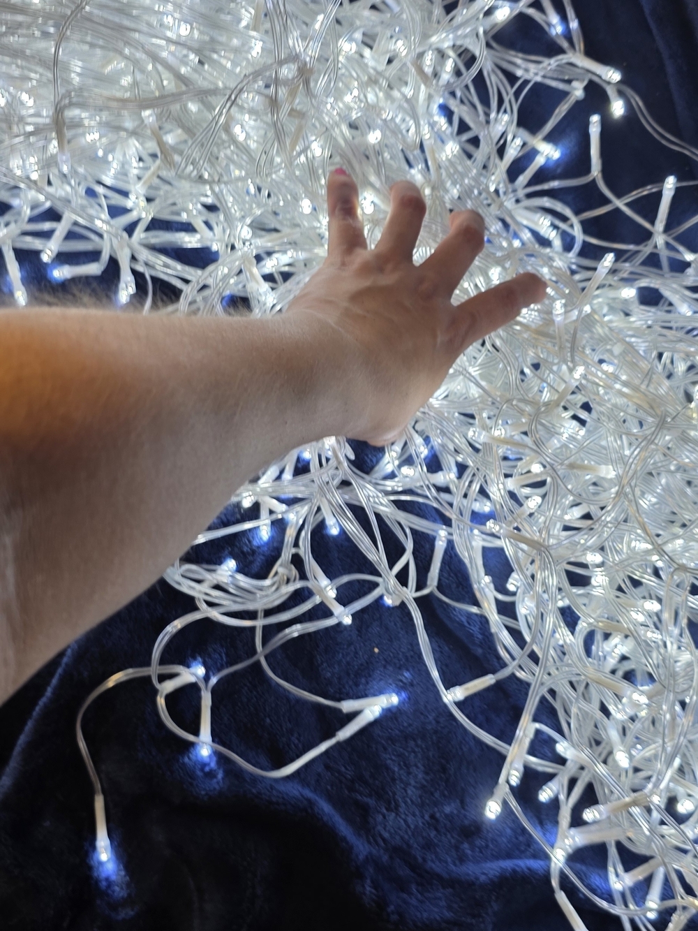 Clear White LED String Lights for Home Parties
